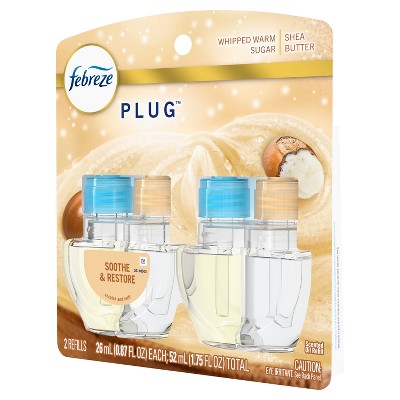 Febreze Plug Dual Refill Air Freshener - Soothe & Restore - 1.75 fl oz/2ct