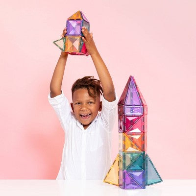 CONNETIX Magnetic Tiles Pastel Classic Pack 56pc