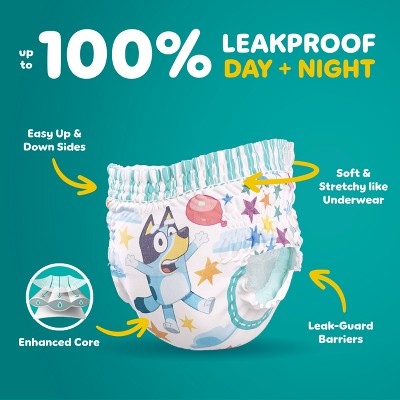 Pampers Easy Ups Bluey Training Underwear - Size 6T-7T - 68ct