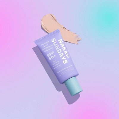 Naked Sundays Collagen Glow 100% Mineral Perfecting Priming Lotion - SPF50 + - 50ml