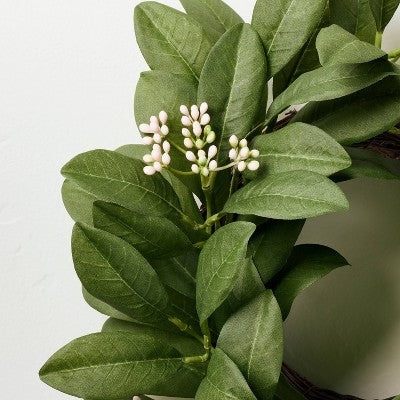 12" Mini Seeded Green Leaf Wreath - Hearth & Hand with Magnolia