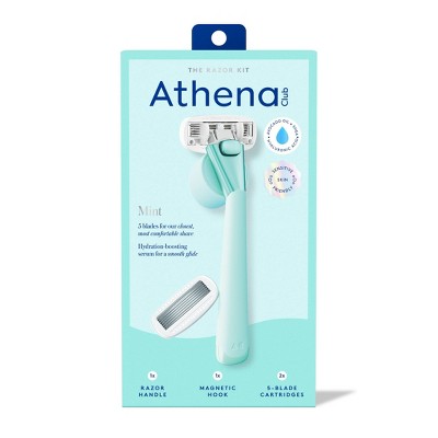 Athena Women's 5 Blade Reusable Razor Kit - Mint