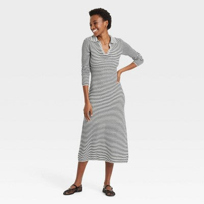 Women's Long Sleeve Maxi Sweater Dress M