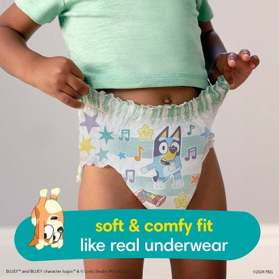 Pampers Easy Ups Super Bluey Disposable Training Pants - 6T-7T - 40ct
