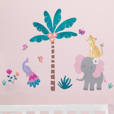 Bedtime Originals Jungle Animals Wall Decals - Rainbow