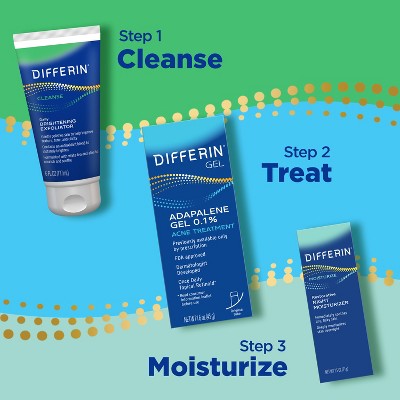 Differin Restorative Hyaluronic Acid Night Cream Moisturizer - 2.5oz