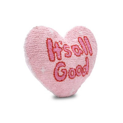 ZADORA 'It's All Good' Heart Toss Pillow