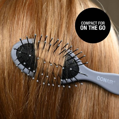 Conair Detangling Delight Cushion and Detangling Mini Cushion Value Pack Hair Brush - 2pk