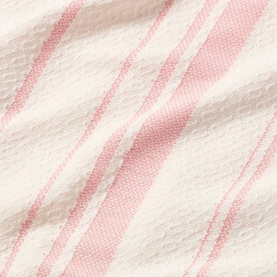 40"x72" Peshtemal Turkish Premium Lightweight Striped Oversized Beach Towel with Knotted Fringe Coral - Threshold