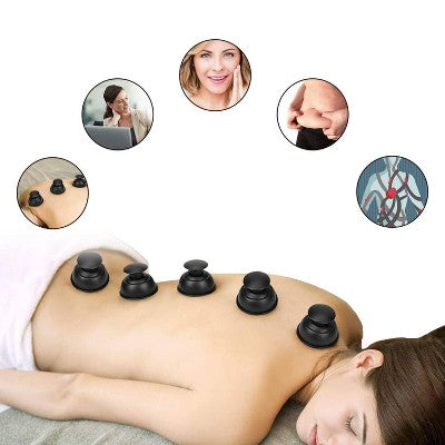 TRAKK Cupping Therapy Set 4pk - Black