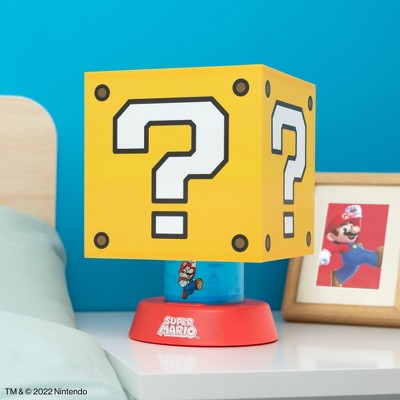 Mario Block LED Lamp (Includes LED Light Bulb) - Nintendo