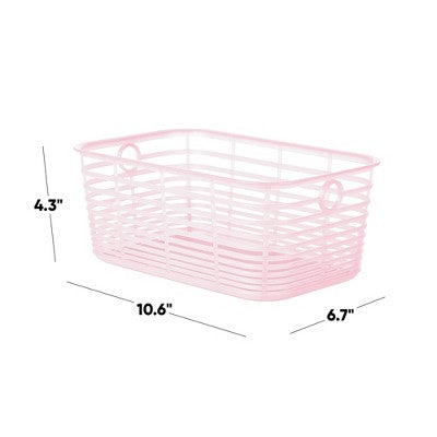Aria Jelly Decorative Basket Small Pink - Brightroom