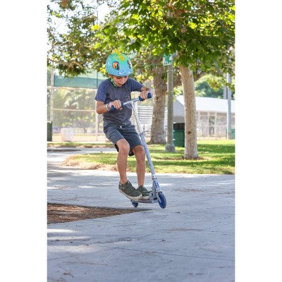 Raskullz Stego Hawk Child Helmet - Blue/Yellow