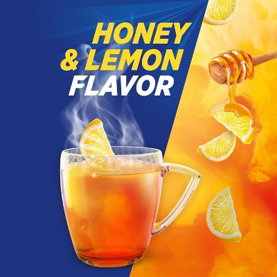 Theraflu Nighttime Flu Relief Max Strength Powder Packets Honey Lemon, 6 Count