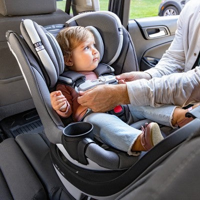 Evenflo Gold Revolve 360 Slim 2-in-1 Rotating Convertible Car Seat - Obsidian Black (LOCAL PICKUP ONLY)
