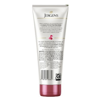 Jergens Rose Triple Butter Blend Body Butter, Rose Lotion, Moisturizer with Camellia Essential Oil Scented - 7 fl oz