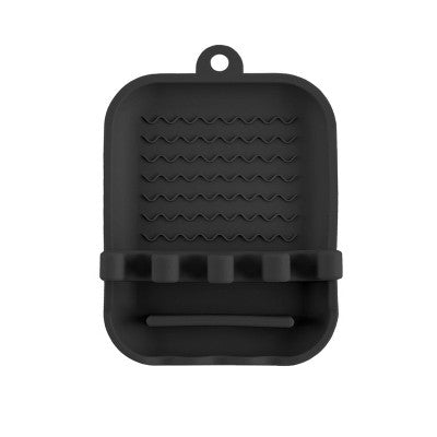 Cook With Color Silicone Utensil Rest Gray