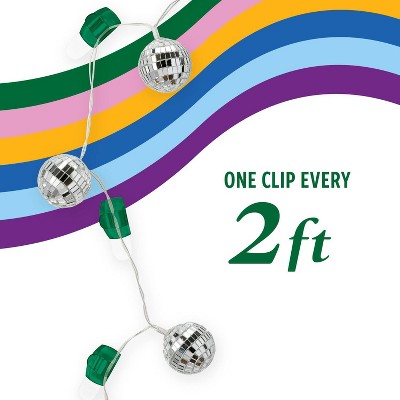 Command 5pk Damage-Free Transparent Cord Clips Watermelon