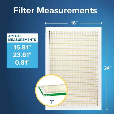 Filtrete 16"x 24"x 1" MPR 700 Dust Pollen and Pet Dander Electrostatic Air Filter: MERV 8 Furnace Filter, Lasts 3 Months (LOCAL PICKUP ONLY)