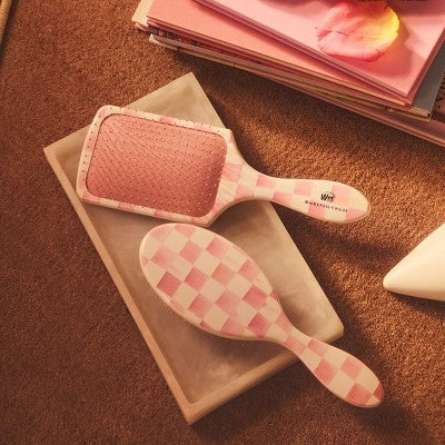 Wet Brush x MacKenzie Childs OG Detangler Hair Brush - Rosy Check