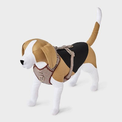 Fashion Harness - M - Gingham - Boots & Barkley