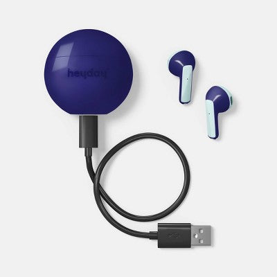 True Wireless Bluetooth Earbuds - heyday Future Dusk: Polyurethane Ear Cushion