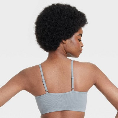 Women's Seamless Bralette - Colsie Gray M