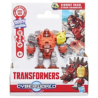 Transformers CYBERWORLD Dinobot Snarl Cyber Changers