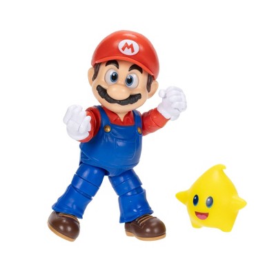 The Super Mario Galaxy Movie - 5" Figure Series - Mario Figure with Luma Star Accessory