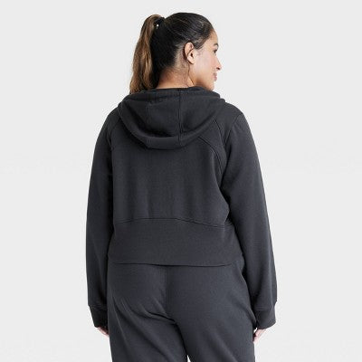 Women's Fleece Full Zip Hooded Sweatshirt XXL
