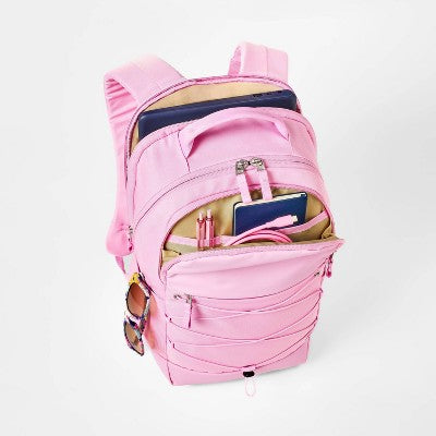 21L Sporty Backpack - All In Motion Pink: Water-Resistant, School Ready