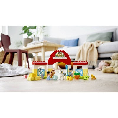 LEGO DUPLO Town Horse Stable and Pony Care Building Toy 10951