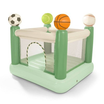 B. toys Game Day Bounce House - 6 foot Inflatable Sports Bouncy Castle for Kids (LOCAL PICKUP ONLY)