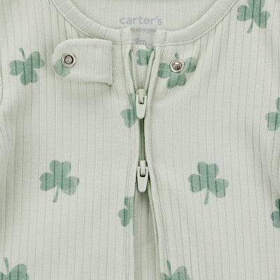 Carter's Just One You Baby Shamrock Sleep N' Play- Green 3M