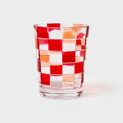2pk 16 fl oz Checkered Plastic Tumbler - Tabitha Brown for Target