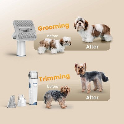 OneIsAll Cozy SE 7-in-1 Pet Grooming Vacuum Kit