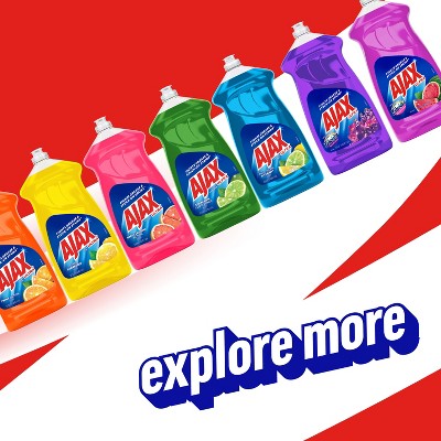 Ajax Watermelon Fabuloso Liquid Dish Soaps - 52 fl oz: Cleaner, Eliminates Stains, Removes Grease, Plastic Bottle