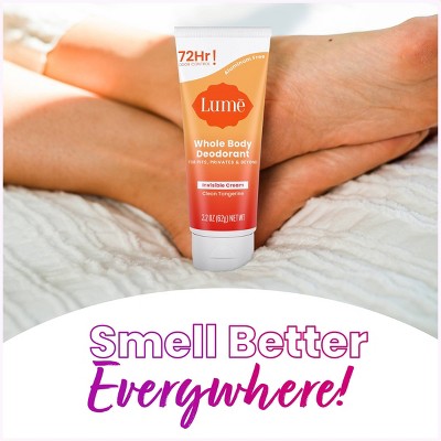 Lume Deo Cream Tube - Tangerine - 2.2oz