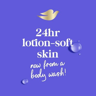 Dove Beauty 24 Hour Lotion-Soft Skin Deep Moisture Nourishing Body Wash - 20 fl oz/2pk: Sulfate-Free, Vegan, For Normal, Combination, Mature, Dry Skin