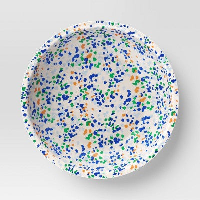 36oz Plastic Terrazzo Cereal Bowl Ivory - Room Essentials