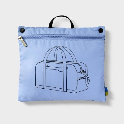 Packable 100L Duffel Bag - Open Story Blue: Softside Travel Carry-On