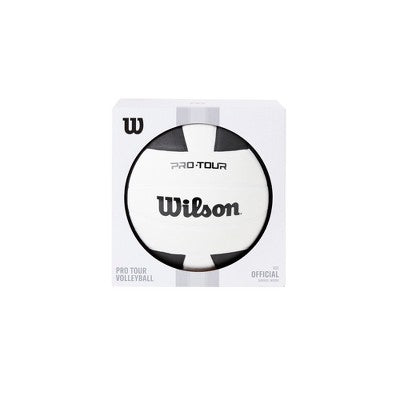 Wilson Pro Tour Volleyball - Blue/White: Size 5, Synthetic Leather, Butyl Bladder, Adult Sports Ball