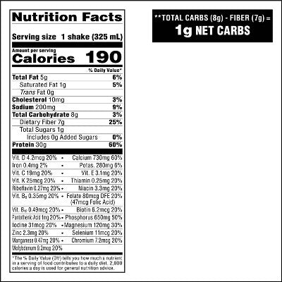 Atkins Strong 30g High Protein Shake - Vanilla - 44 fl oz/4pk