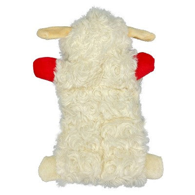 Multipet 9" Lamb Chop Squeaker Mat Dog Interactive Plush Toy