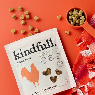 Chicken Flavored Training Dog Treats - Kindfull - 7oz