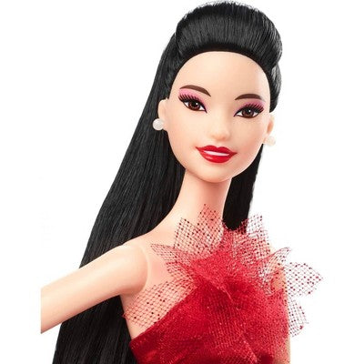 Barbie Signature 2022 Holiday Collector Doll - Straight Black Hair