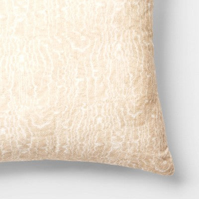 Moire Throw Pillow Cream - Threshold designed with Studio McGee