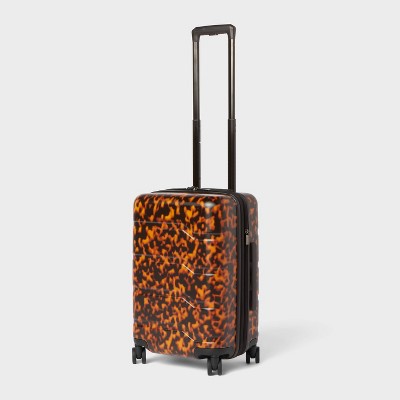 Carry On Spinner Wheels Suitcase Assorted Browns - Open Story