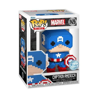 Funko POP! Marvel: 8-Bit Captain America Figure (Target Exclusive)