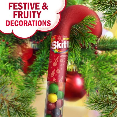 Skittles Filled Christmas Candy Canes - 2.6oz